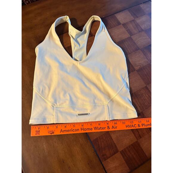 Whitney Simmons Gymshark Crop Tank in Sea Kelp Medium - Picture 5 of 6